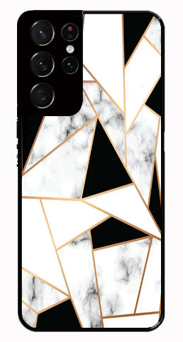 Marble Design2 Metal Mobile Case for Samsung Galaxy S21 Ultra 5G   (Design No -08)
