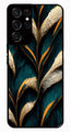 Feathers Metal Mobile Case for Samsung Galaxy S21 Ultra 5G   (Design No -30)