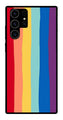 Rainbow MultiColor Metal Mobile Case for Samsung Galaxy S23 Ultra 5G   (Design No -03)