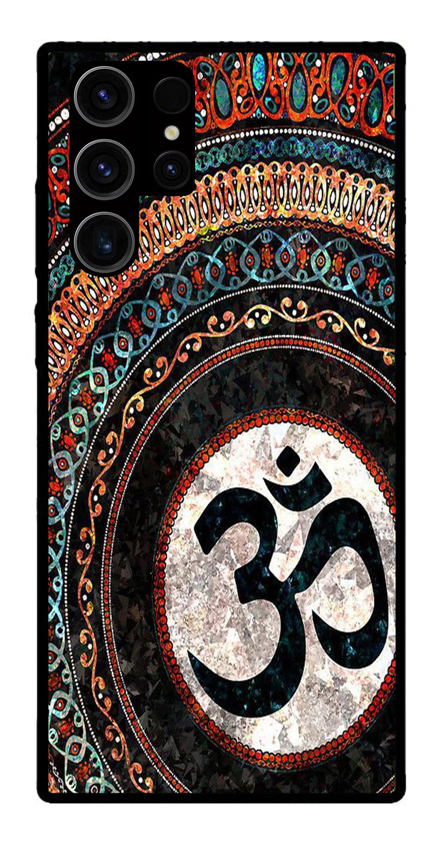 Oum Design Metal Mobile Case for Samsung Galaxy S23 Ultra 5G   (Design No -15)
