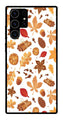 Autumn Leaf Metal Mobile Case for Samsung Galaxy S23 Ultra 5G   (Design No -19)