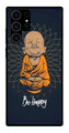 Be Happy Metal Mobile Case for Samsung Galaxy S23 Ultra 5G   (Design No -27)