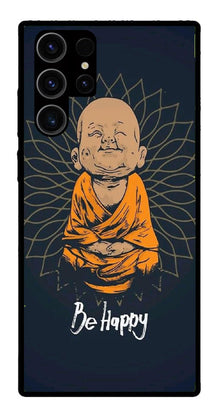 Be Happy Metal Mobile Case for Samsung Galaxy S23 Ultra 5G
