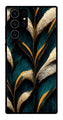 Feathers Metal Mobile Case for Samsung Galaxy S23 Ultra 5G   (Design No -30)