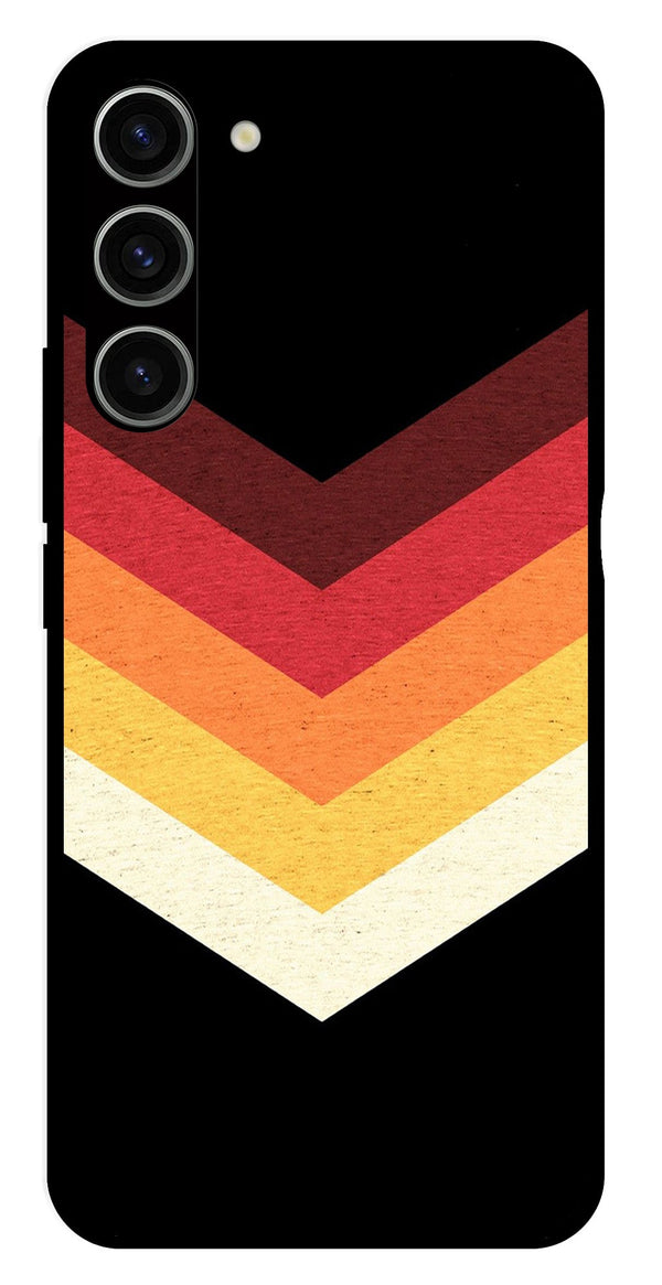 MultiColor Arrow Metal Mobile Case for Samsung Galaxy S23 5G   (Design No -04)