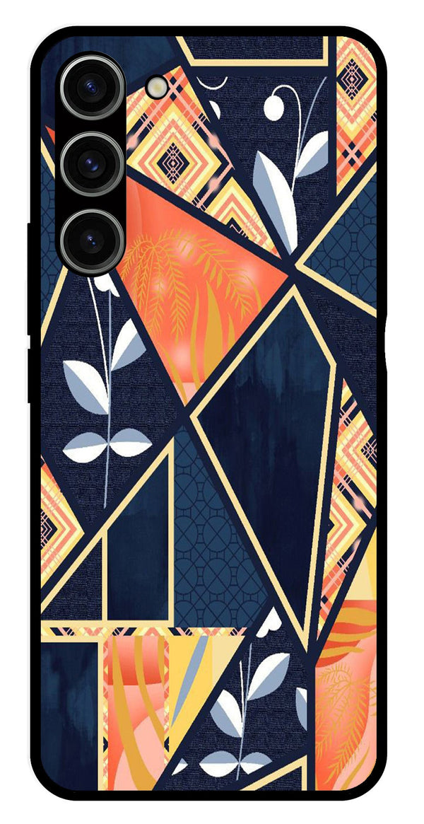 Marble Design Metal Mobile Case for Samsung Galaxy S23 5G   (Design No -07)