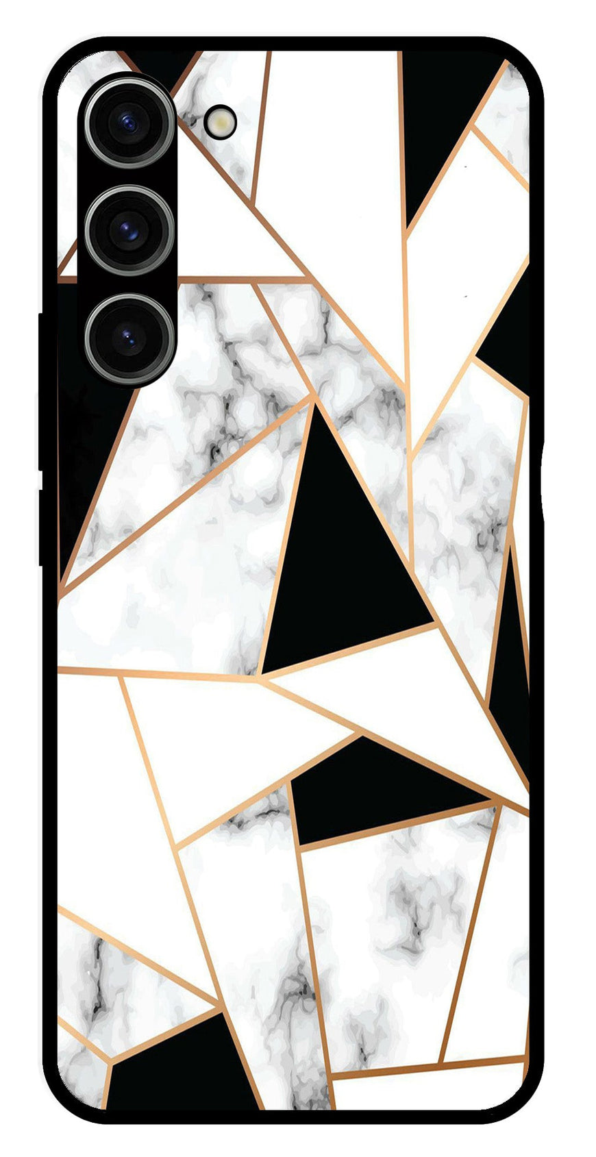 Marble Design2 Metal Mobile Case for Samsung Galaxy S23 5G   (Design No -08)