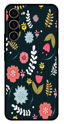 Floral Pattern2 Metal Mobile Case for Samsung Galaxy S23 5G