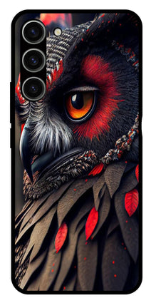 Owl Design Metal Mobile Case for Samsung Galaxy S23 Plus 5G