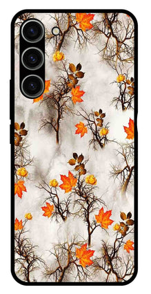 Autumn leaves Metal Mobile Case for Samsung Galaxy S23 Plus 5G