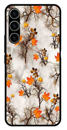 Autumn leaves Metal Mobile Case for Samsung Galaxy S23 5G