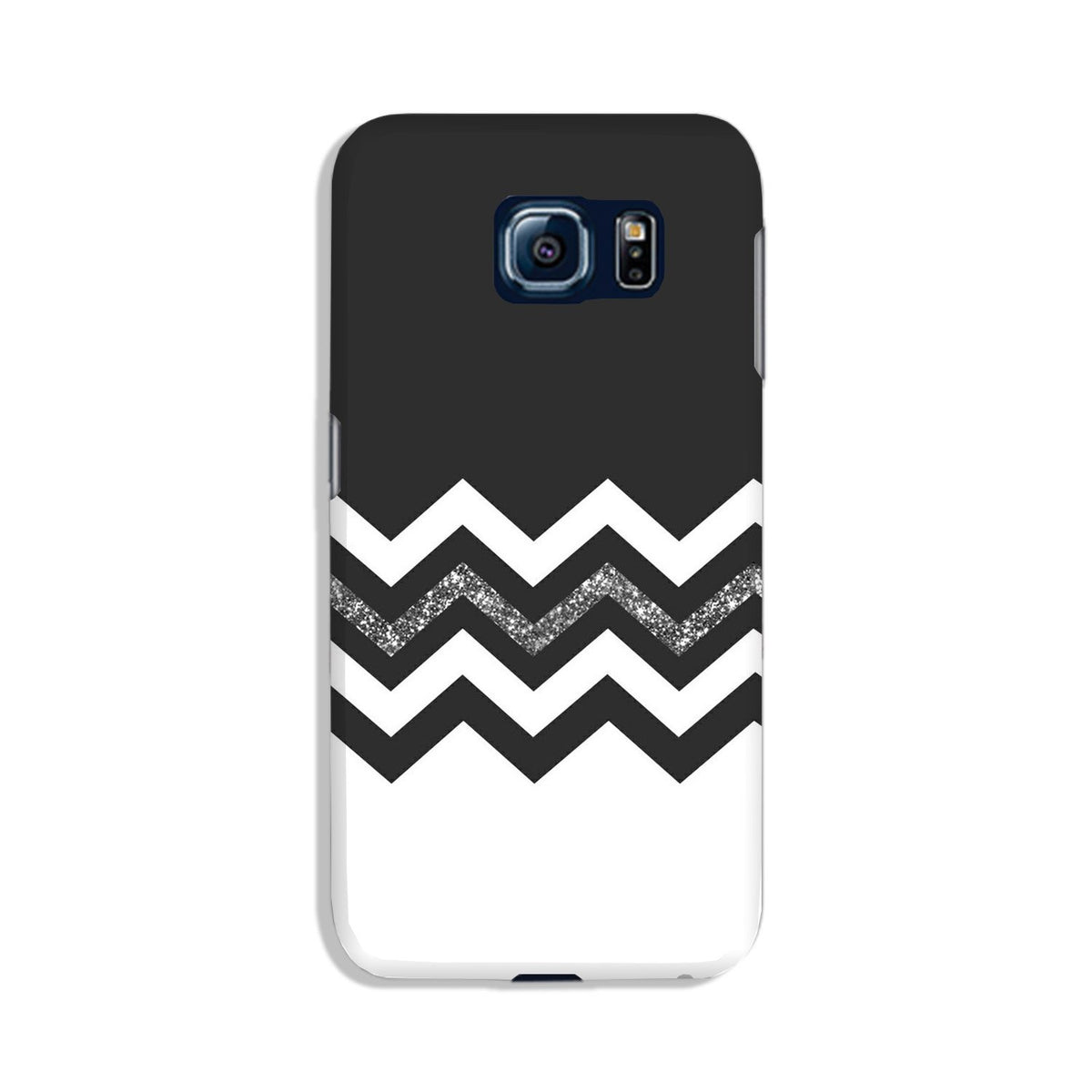 Black white Pattern2Case for Galaxy S6