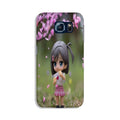 Cute Girl Case for Galaxy S6