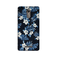 White flowers Blue Background2 Case for Redmi Note 3
