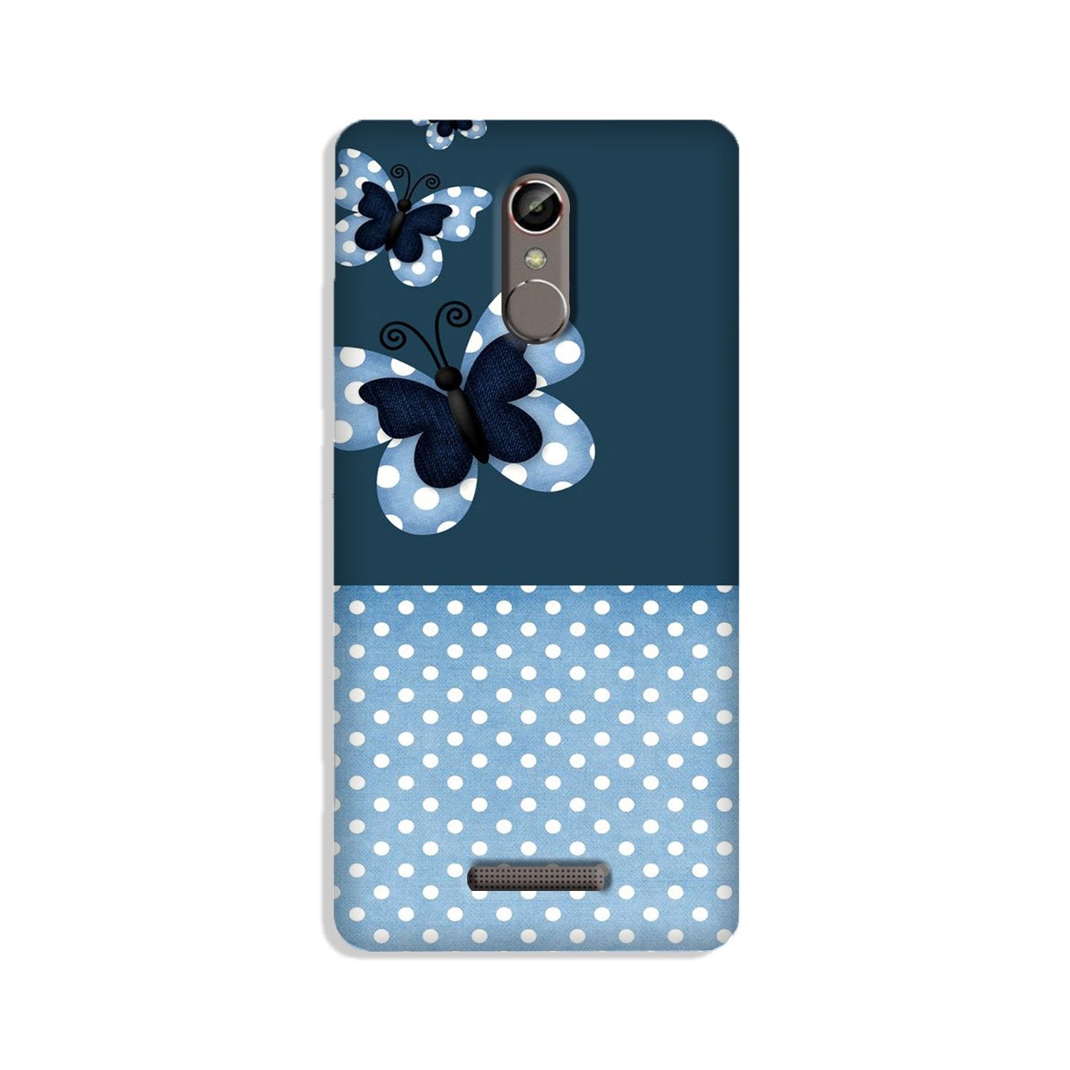 White dots Butterfly Case for Redmi Note 3