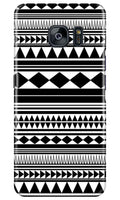 Black white Pattern Case for Samsung Galaxy S7 Edge