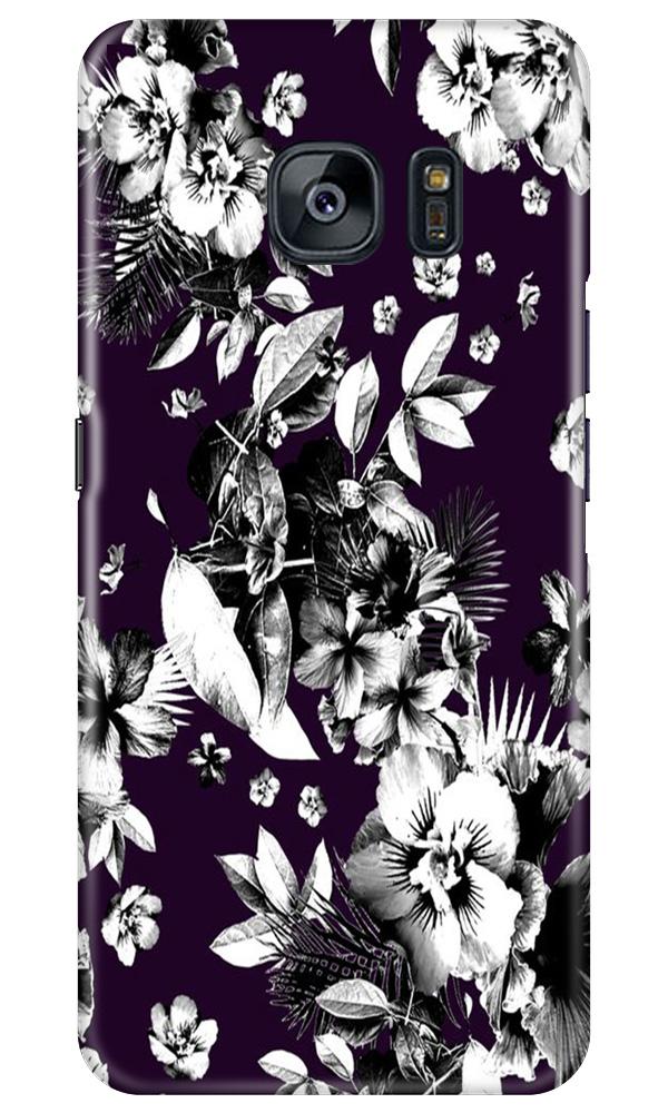 white flowers Case for Samsung Galaxy S7 Edge