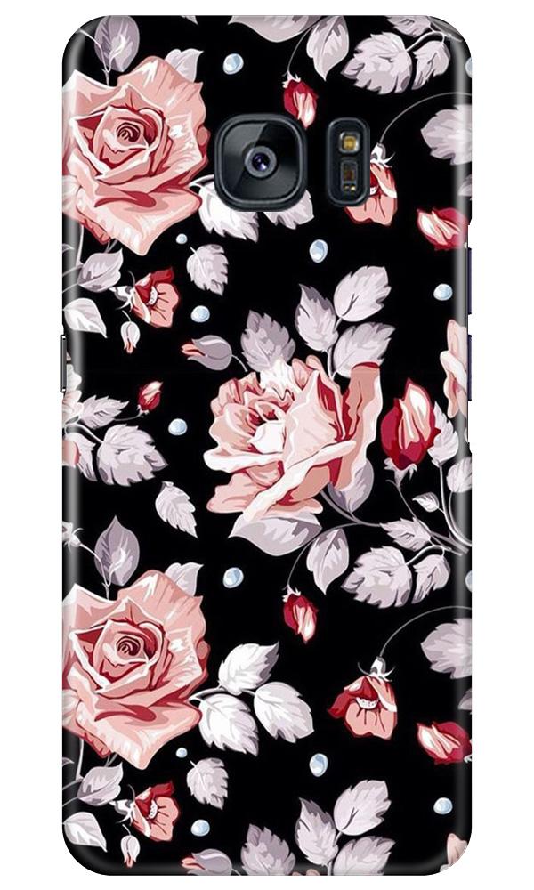 Pink rose Case for Samsung Galaxy S7 Edge