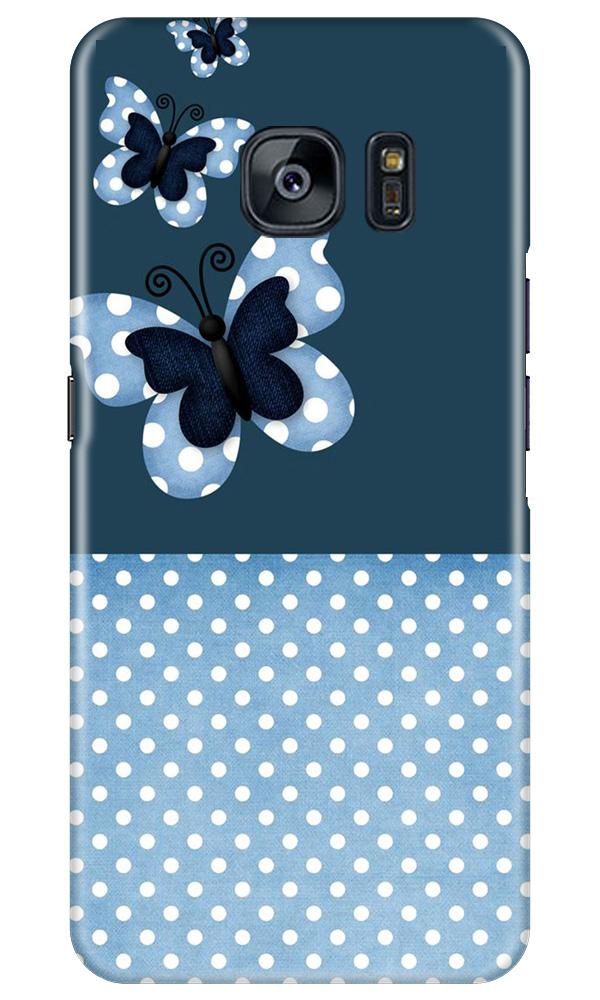 White dots Butterfly Case for Samsung Galaxy S7 Edge