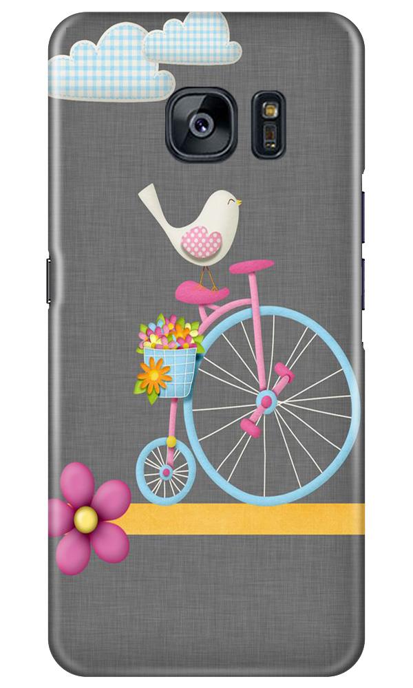 Sparron with cycle Case for Samsung Galaxy S7 Edge