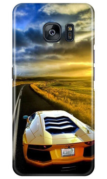 Car lovers Mobile Back Case for Samsung Galaxy S7 Edge (Design - 46)
