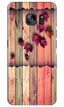 Wooden look2 Mobile Back Case for Samsung Galaxy S7 Edge (Design - 56)