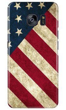 America Mobile Back Case for Samsung Galaxy S7 Edge (Design - 79)