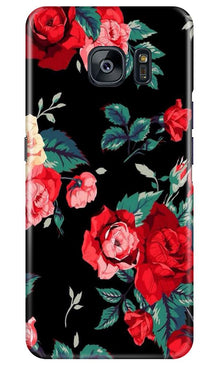 Red Rose2 Mobile Back Case for Samsung Galaxy S7 Edge (Design - 81)