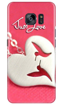 Just love Mobile Back Case for Samsung Galaxy S7 Edge (Design - 88)