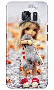 Cute Doll Mobile Back Case for Samsung Galaxy S7 Edge (Design - 93)