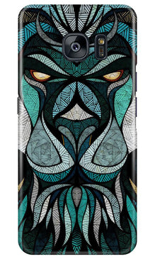 Lion Mobile Back Case for Samsung Galaxy S7 Edge (Design - 97)