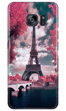 Eiffel Tower Mobile Back Case for Samsung Galaxy S7 Edge  (Design - 101)