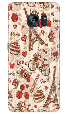 Love Paris Mobile Back Case for Samsung Galaxy S7 Edge  (Design - 103)