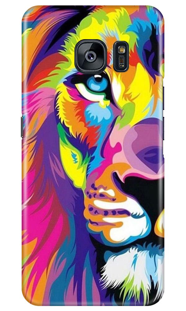 Colorful Lion Case for Samsung Galaxy S7 Edge  (Design - 110)