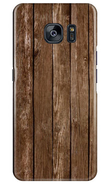 Wooden Look Mobile Back Case for Samsung Galaxy S7 Edge  (Design - 112)