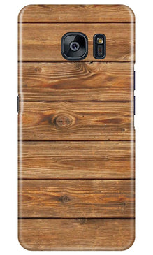 Wooden Look Mobile Back Case for Samsung Galaxy S7 Edge  (Design - 113)