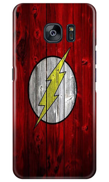 Flash Superhero Mobile Back Case for Samsung Galaxy S7 Edge  (Design - 116)