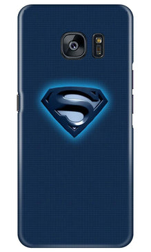 Superman Superhero Mobile Back Case for Samsung Galaxy S7 Edge  (Design - 117)