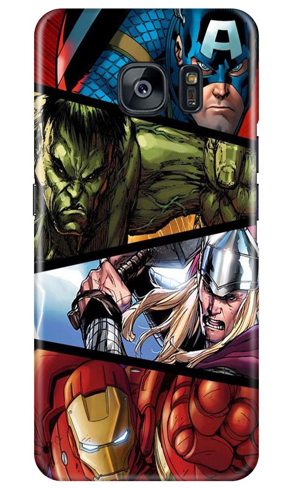 Avengers Superhero Case for Samsung Galaxy S7 Edge  (Design - 124)