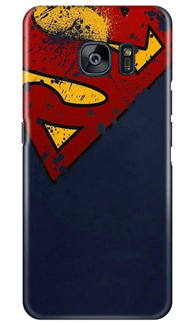 Superman Superhero Mobile Back Case for Samsung Galaxy S7 Edge  (Design - 125)