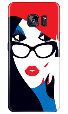 Girlish Mobile Back Case for Samsung Galaxy S7 Edge  (Design - 131)
