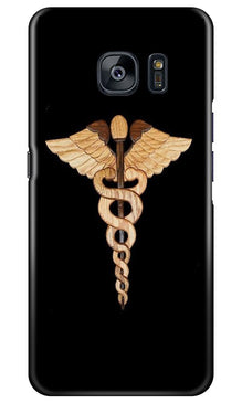 Doctor Logo Mobile Back Case for Samsung Galaxy S7 Edge  (Design - 134)