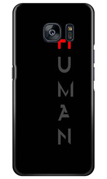 Human Mobile Back Case for Samsung Galaxy S7 Edge  (Design - 141)