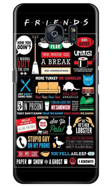 Friends Mobile Back Case for Samsung Galaxy S7 Edge  (Design - 145)