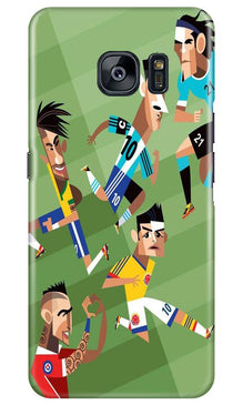 Football Mobile Back Case for Samsung Galaxy S7 Edge  (Design - 166)