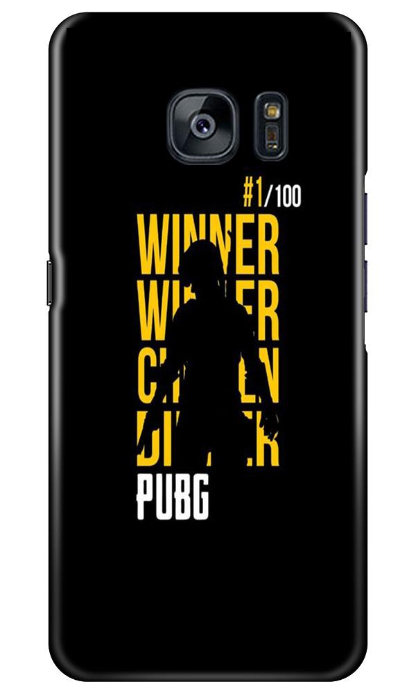 Pubg Winner Winner Case for Samsung Galaxy S7 Edge  (Design - 177)