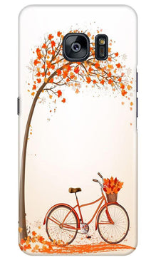 Bicycle Mobile Back Case for Samsung Galaxy S7 Edge (Design - 192)