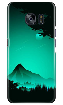 Moon Mountain Mobile Back Case for Samsung Galaxy S7 Edge (Design - 204)