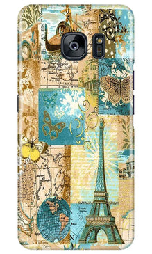 Travel Eiffel Tower Mobile Back Case for Samsung Galaxy S7 Edge (Design - 206)