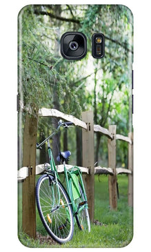 Bicycle Mobile Back Case for Samsung Galaxy S7 Edge (Design - 208)